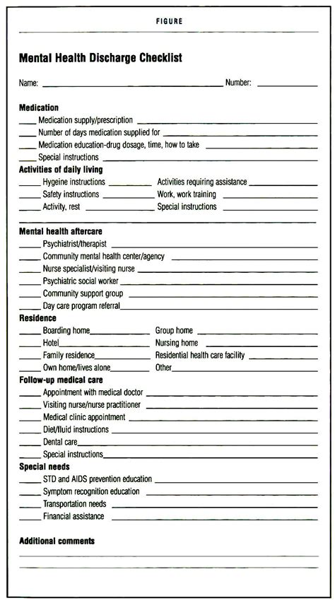 Caregiver Education. . Occupational therapy discharge planning checklist pdf